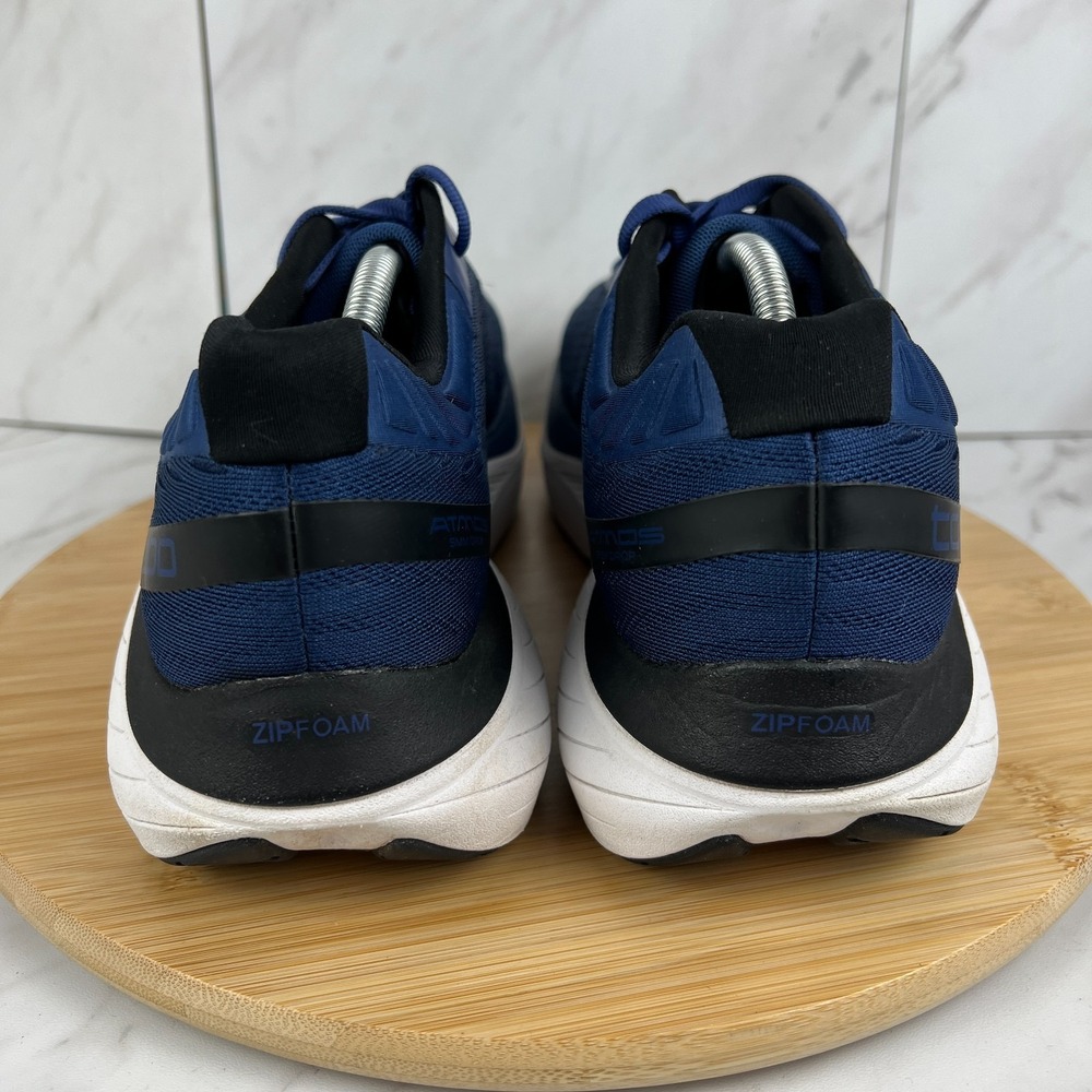 Topo Athletic Atmos Mens Size 11.5 Navy White Running Walk Gym Sneakers Shoes - Picture 2 of 12